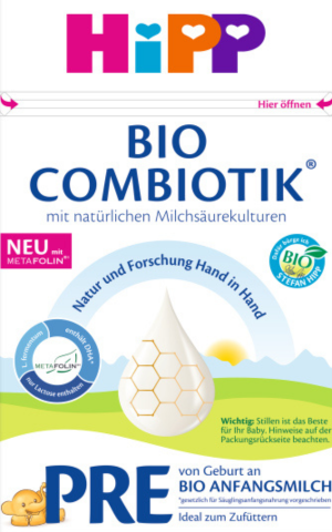 HiPP Hypoallergenic (HA) Combiotic Infant Milk Formula PRE, Free & Fast  Shipping, Certified German Wholesaler, Safest and Healthiest Formula