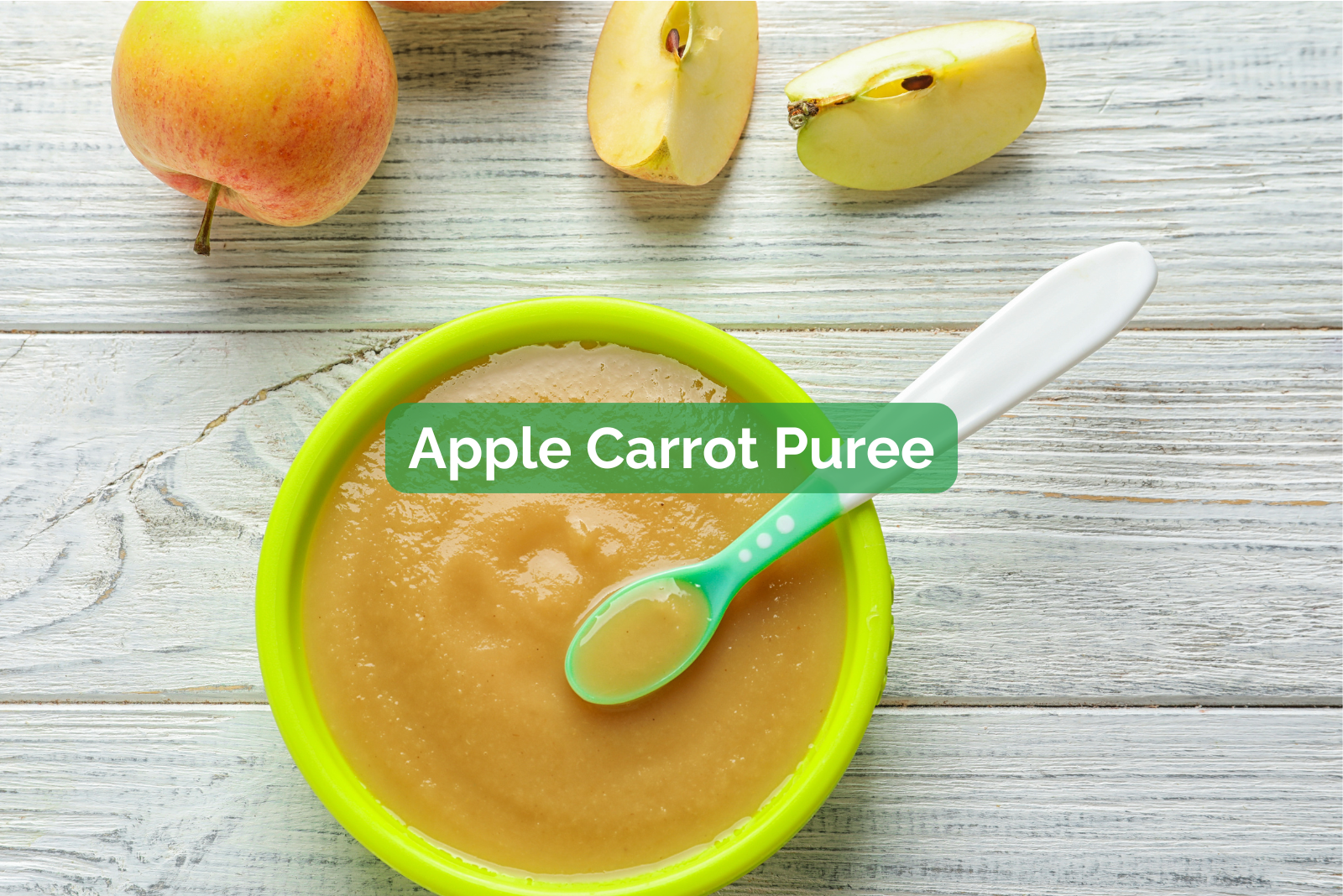 Apple Carrot Baby Puree