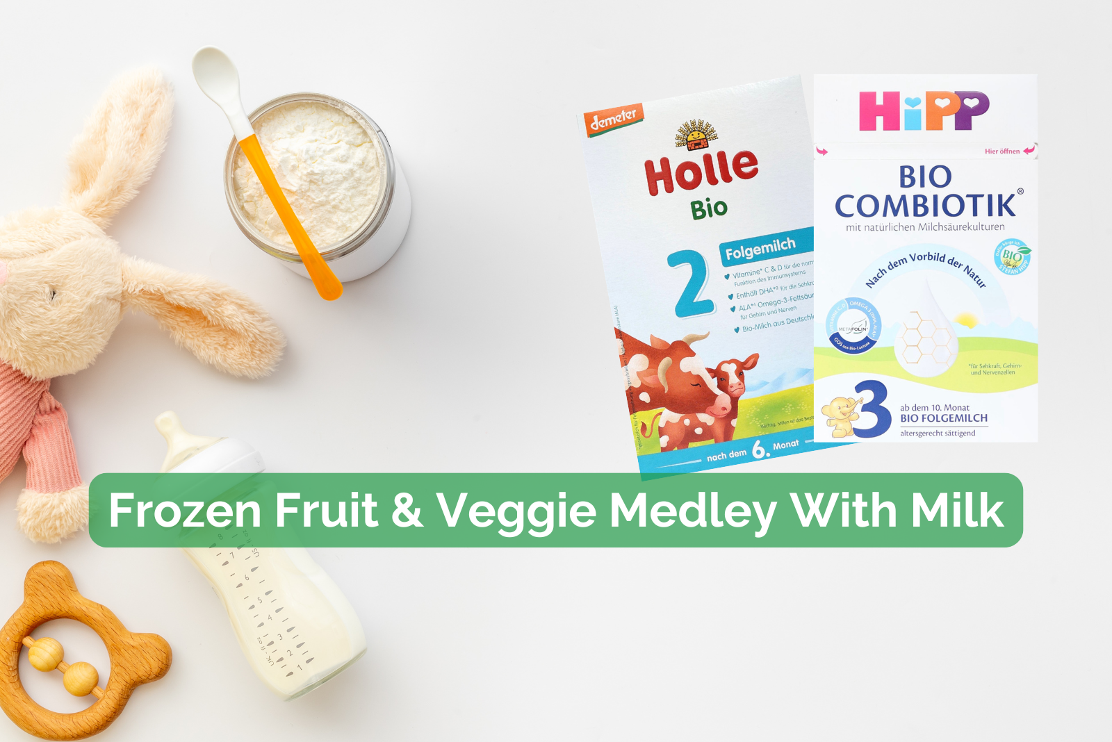 Organic Teething Popsicle with Baby Formula