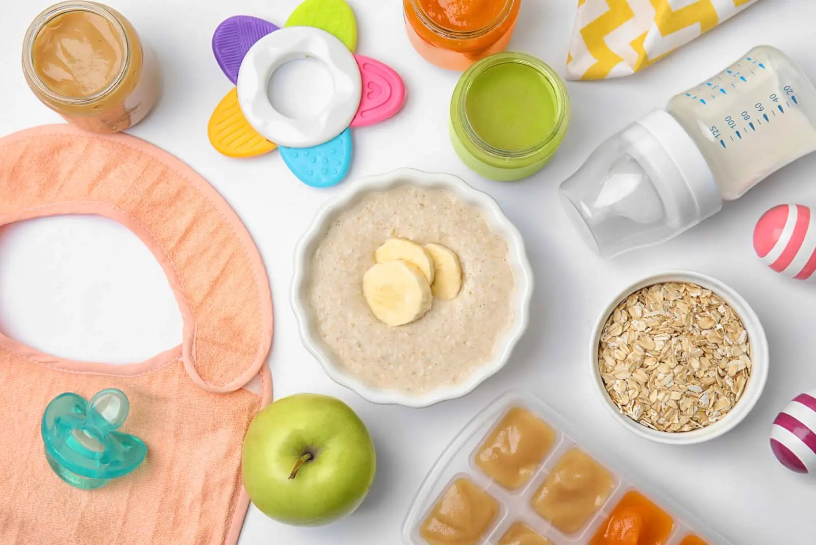 When can you start giving a baby cereal in a bottle?