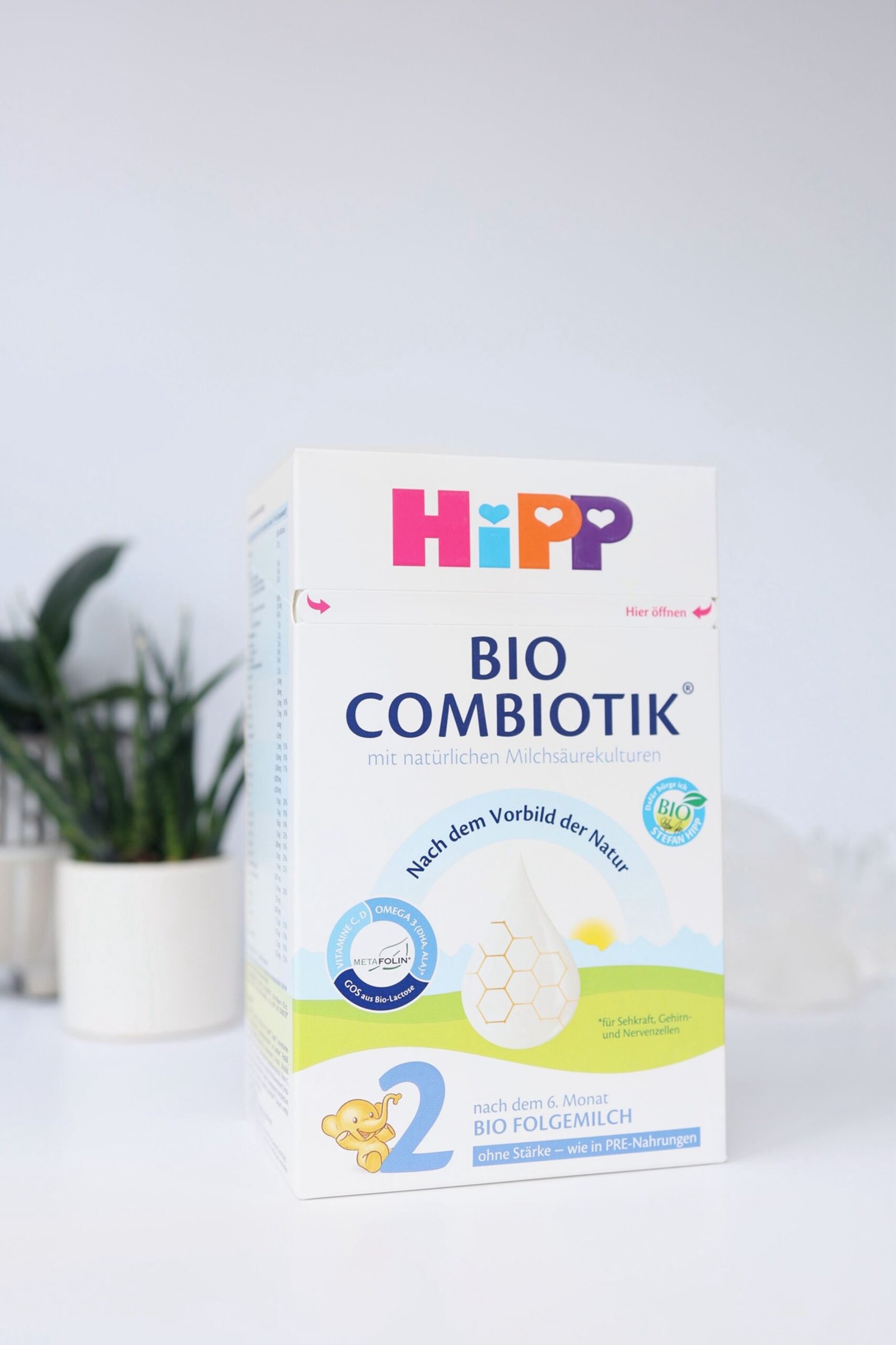 HiPP Combiotic Stage 2 no starch side
