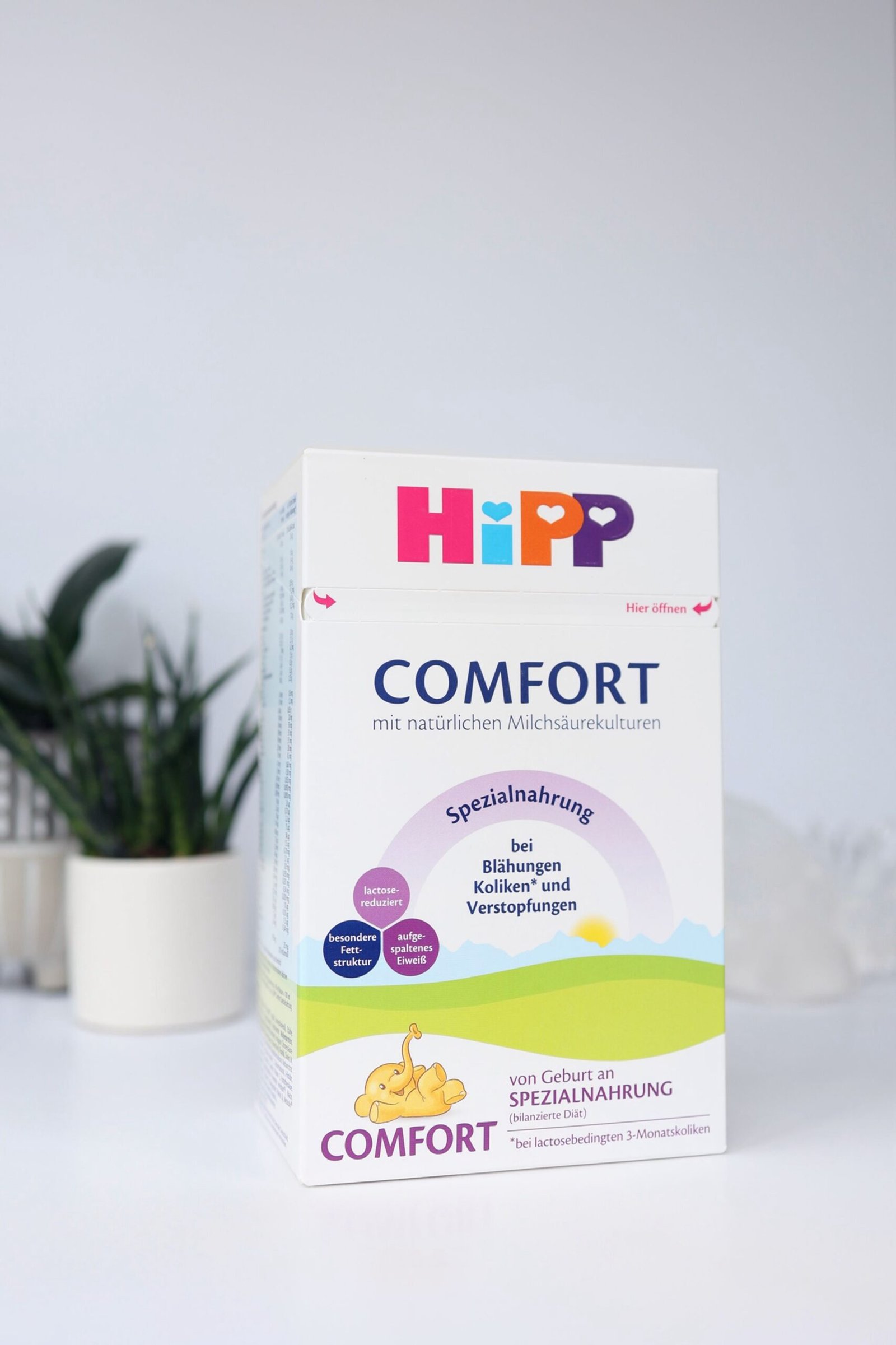 HiPP Special Comfort Colic Support side
