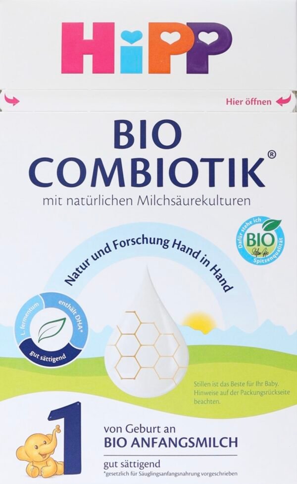 HiPP Combiotic Stage 1 Organic Infant Formula (0–6 Months)