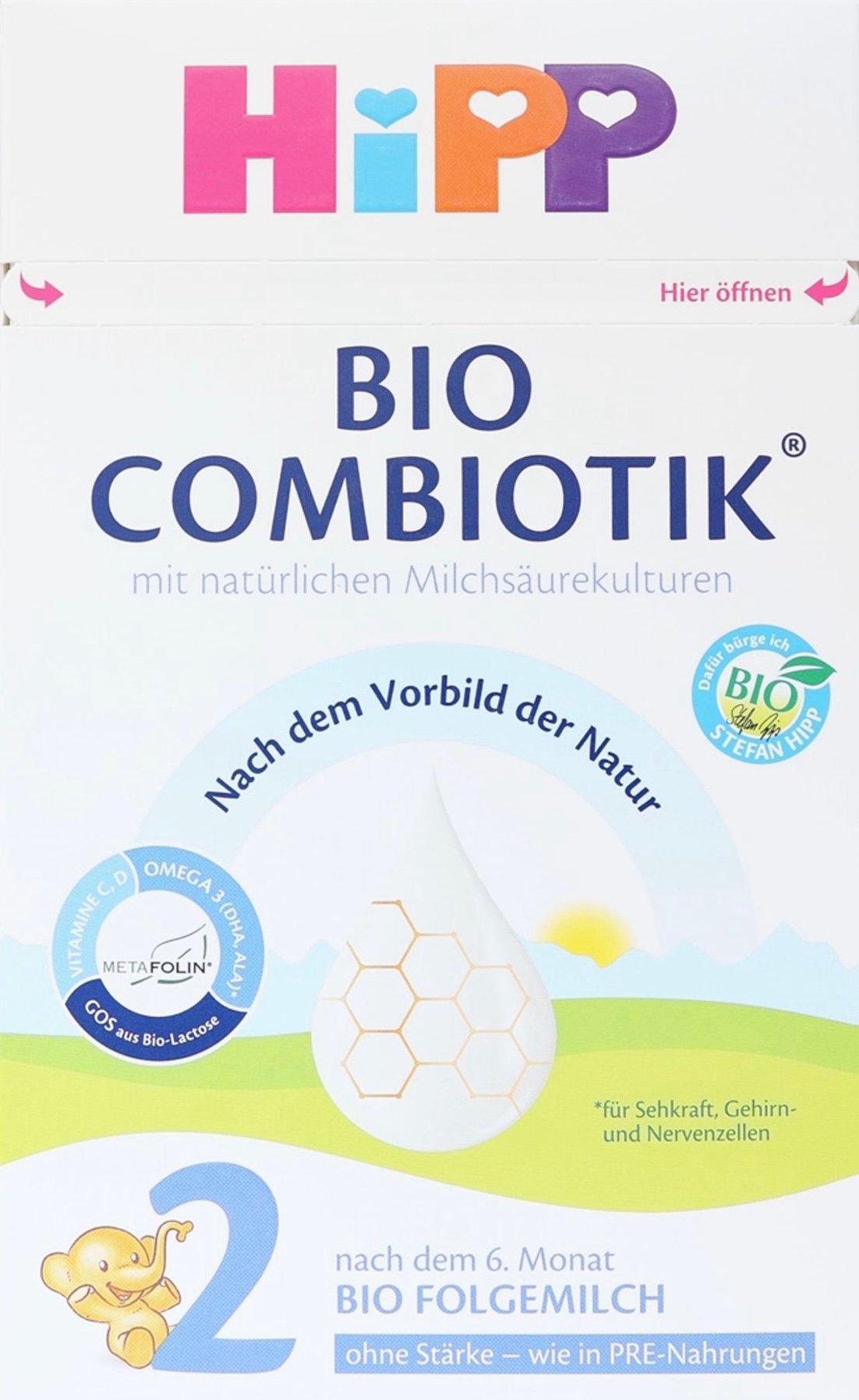 HiPP Combiotic Stage 2 no starch cropped