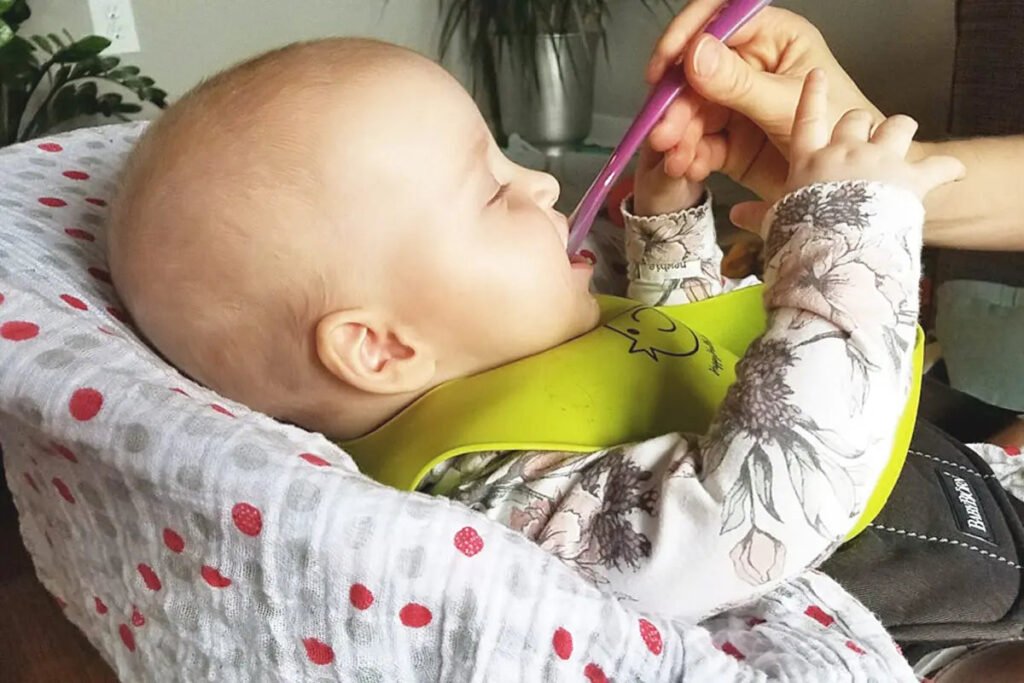 porridge baby cereal feeding